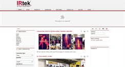 Desktop Screenshot of irtek-temp.com